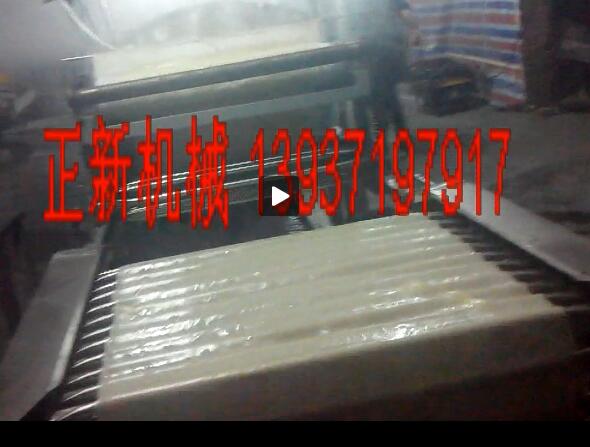 大型涼皮機(jī)切條視頻